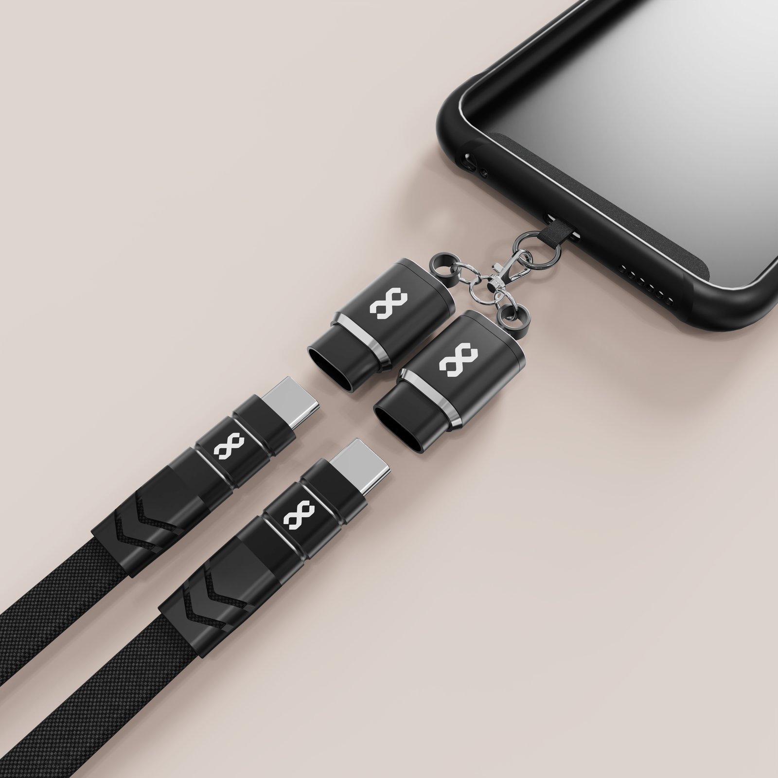 cellphone lanyard-black-1
