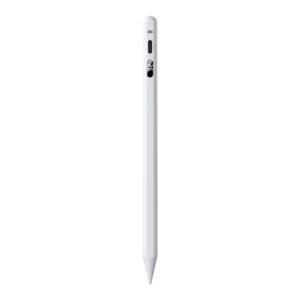 iPad Magnetic Stylus Pen with Digital Display- Pointé (White)