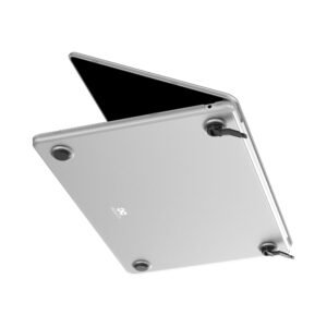 MacBook Air 13.6" Case with Foldable Kick Stand(Clear Matte)
