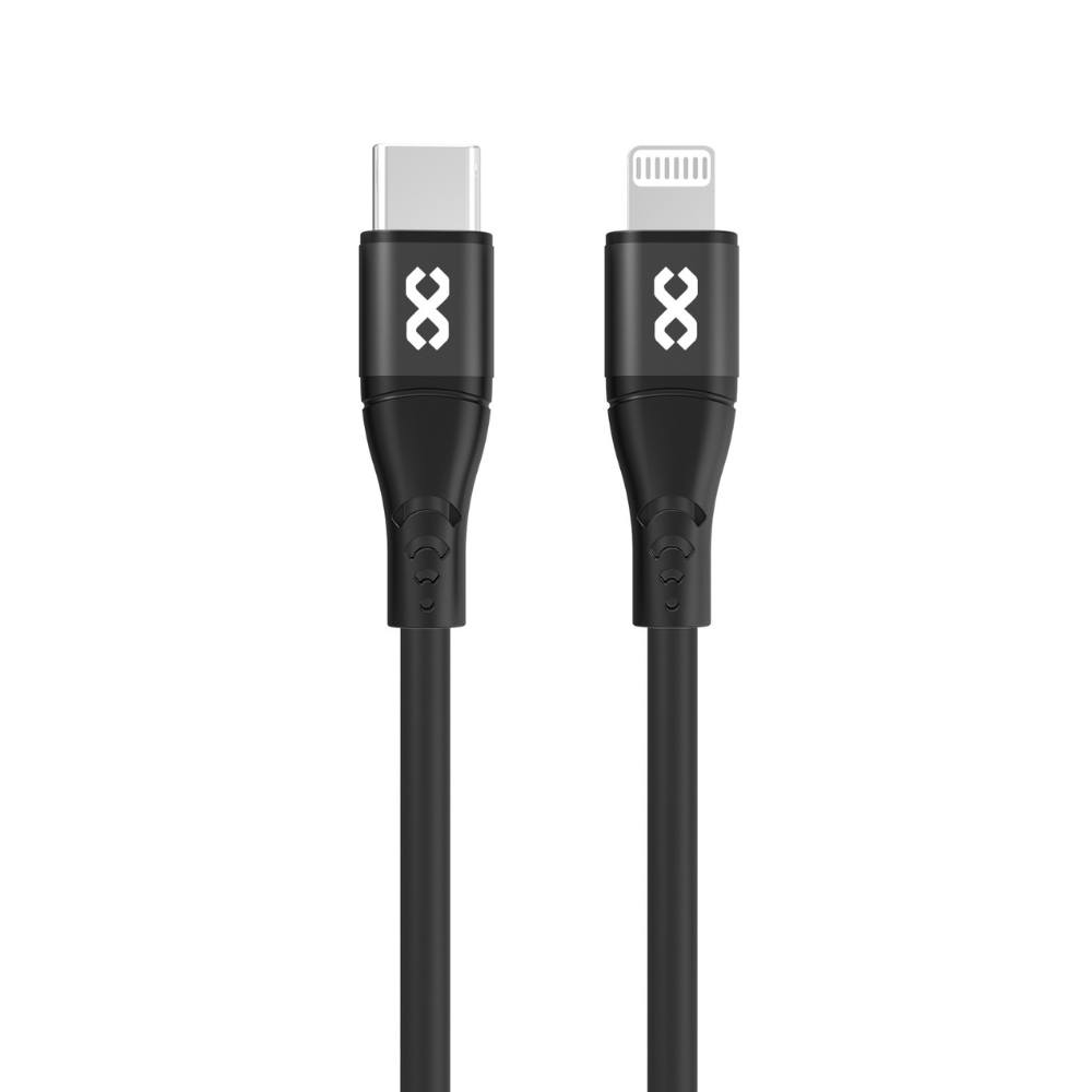 19 Silicone USB-C to Lightning Cable - Flexera (60W, 1m, Black)