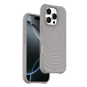 iPhone 16 Pro Max Ripple Silicone Case (Natural Titanium)