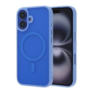 iPhone 16 Hybrid Matte Soft Touch Case - Gleam (Ultramarine)