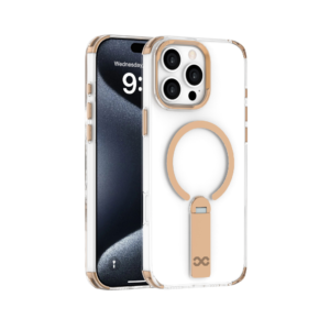 iPhone 16 Pro Transparent Case with Clever Stand - Aurum