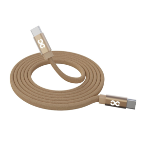 Flat Magnetic C-to-C Charging Cable-Mag Loop(100W,1m, Brown)