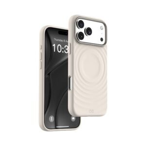 iPhone 17 Pro Max Ripple Silicone Soft Case (Beige)