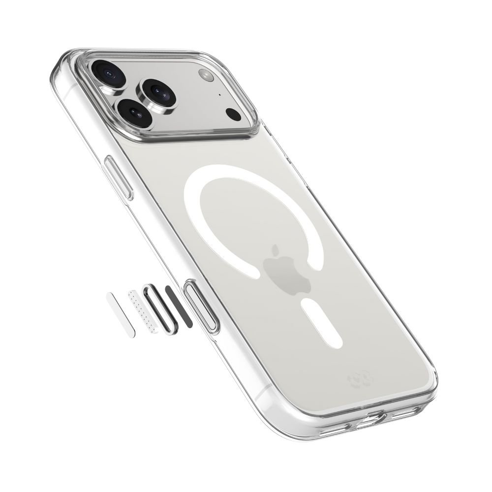 iPhone 17 Pro Max Clear Case with Camera Button- Crylex iPhone 17 Pro Max Clear Case with Camera Button- Crylex