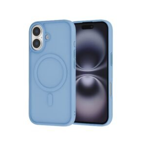 iPhone 17 Frosted Soft Touch Case- Gleam (Blue)