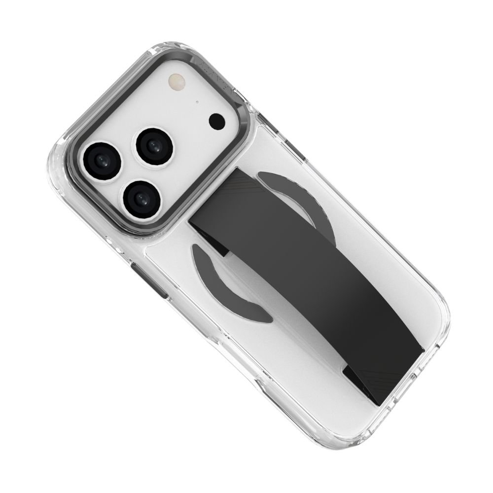 89 iPhone 17 Pro Case with Black Grip & Camera Stand