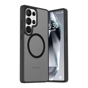 Samsung S25 Ultra Frosted Soft Case (Black)