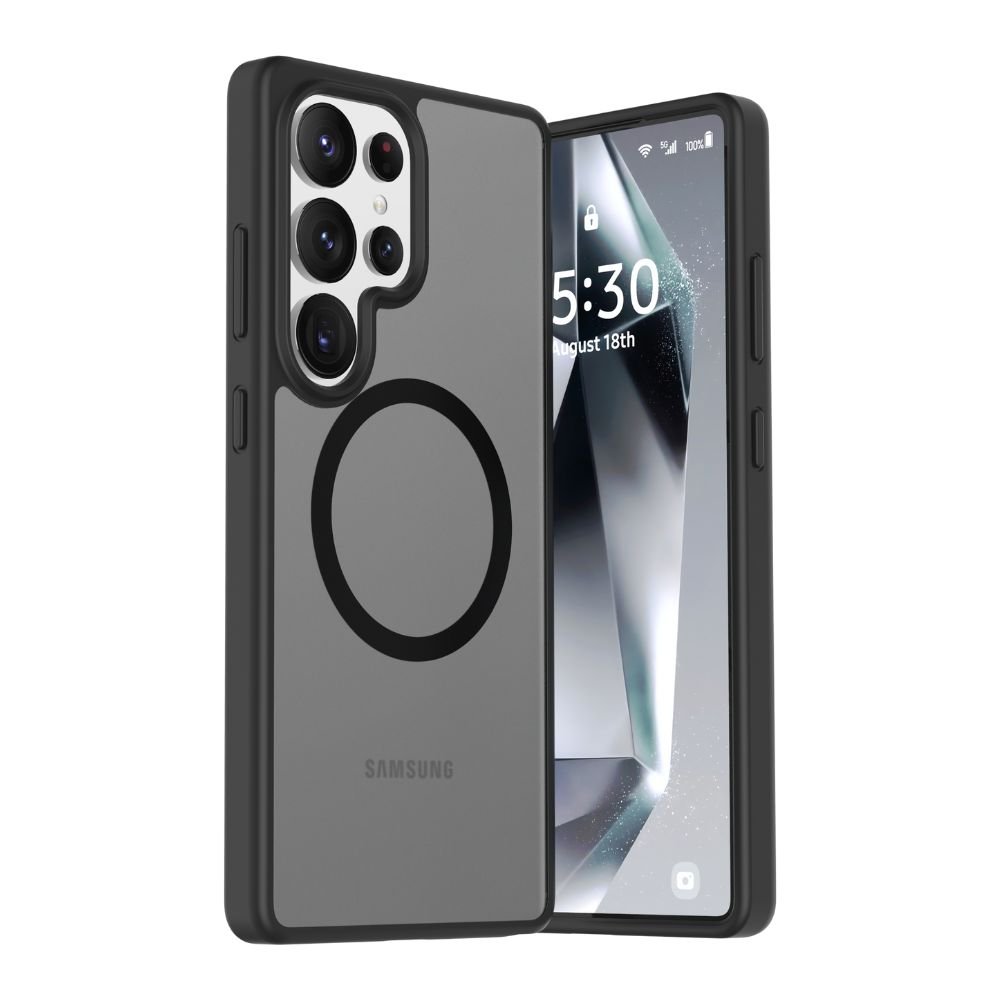Samsung S25 Ultra Frosted Soft Case (Black) Samsung S25 Ultra Frosted Soft Case (Black)