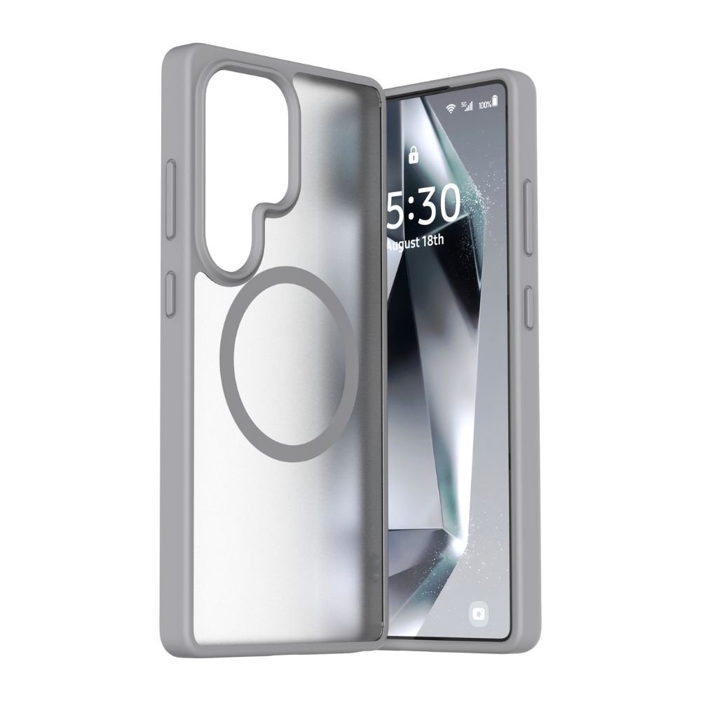 Samsung S25 Ultra Frosted Soft Case (Grey)