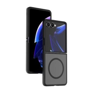 Samsung Flip 7 Frosted Soft Case (Black)