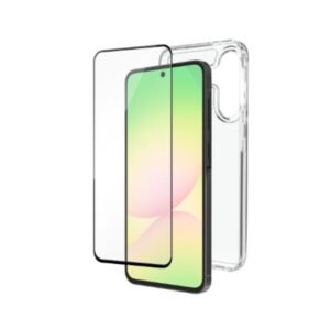 Samsung A56 Clear Case & Tempered Glass Combo