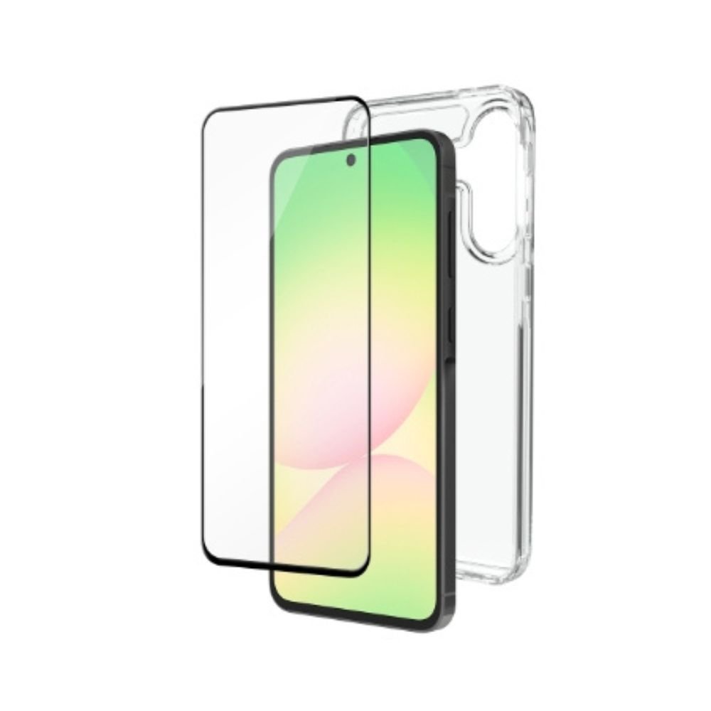 Samsung A56 Clear Case & Tempered Glass Combo Samsung A56 Clear Case & Tempered Glass Combo