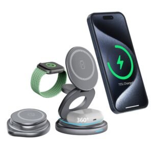 3-in-1 Magnetic Wireless Charger/ Stand