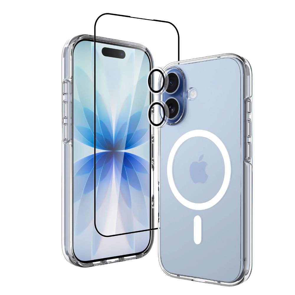 iPhone 17 Clear Case & Tempered Glass Bundle iPhone 17 Clear Case & Tempered Glass Bundle