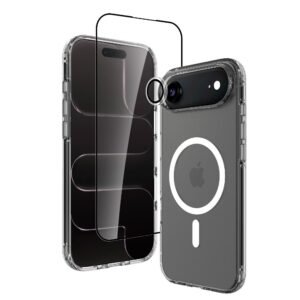 iPhone 17 Air Clear Case & Tempered Glass Bundle