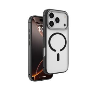 iPhone 17 Pro Clear Case & Titanium Bumper- Cirra