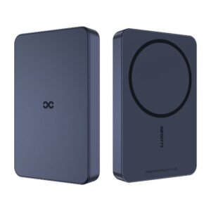 Power Bank 10000mAh Wired/Wireless Charging,Ultra-Slim,Blue